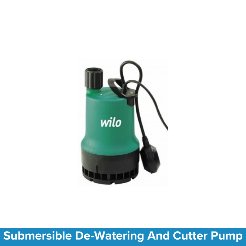 Submersible De-Watering And Cutter Pump